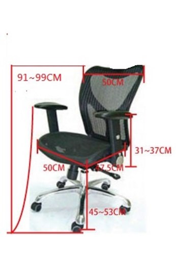 告別痠痛頂級透氣人體工學網椅/辦公椅/電腦椅/會議椅(AAC-333N無頭枕)
