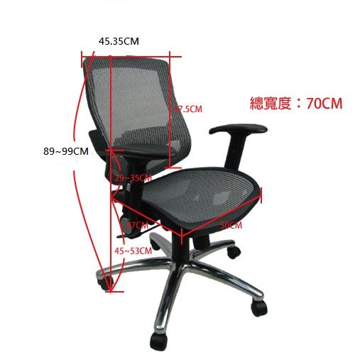 告別痠痛頂級透氣人體工學網椅/電腦椅/辦公椅/會議椅(335N無頭枕)